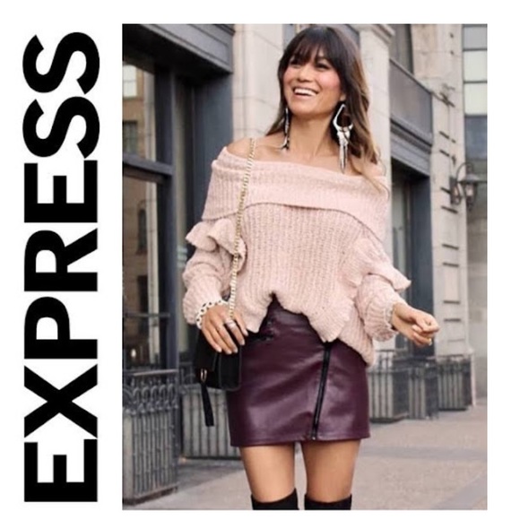 Express Ruffle Sweater - Picture 2 of 5